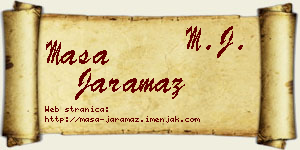 Maša Jaramaz vizit kartica